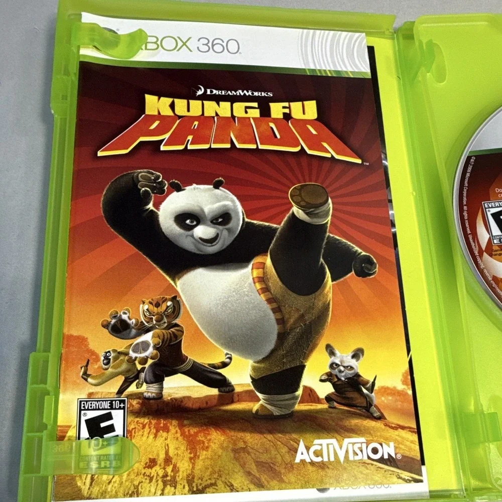 Microsoft Xbox 360 Lot Kung Fu Panda + Forza Motorsport 2 Games NTSC